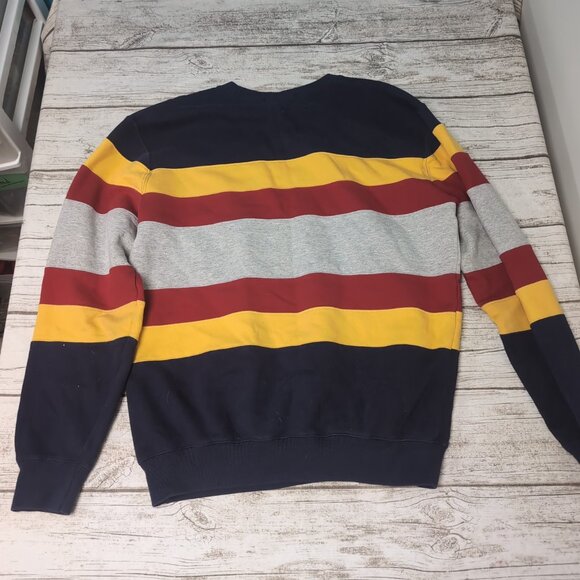 Vintage Polo Ralph Lauren Striped Crewneck Sweater Men Size XL - Picture 10 of 10